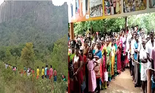 கடையம் அருகே தோரணமலையில் சித்ரா பவுர்ணமி கிரிவலம்