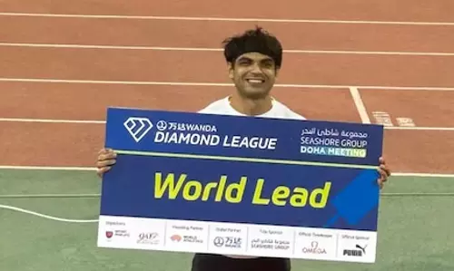 தோஹா டைமண்ட் லீக்- ஈட்டி எறிதல் போட்டியில் தங்கம் வென்றார் இந்திய வீரர் நீரஜ் சோப்ரா