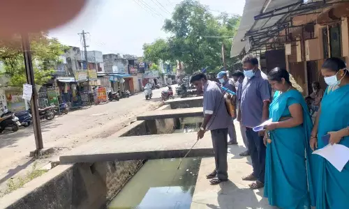 ஏ.எப்.டி. மில் சாலையில் டெங்கு ஒழிப்பு பணி