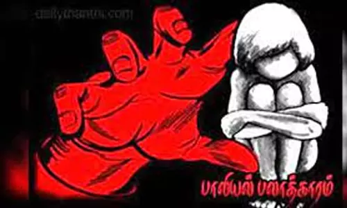 கருமத்தம்பட்டி அருகே 16 வயது சிறுமியை கடத்தி  பலாத்காரம்  செய்த வாலிபர்