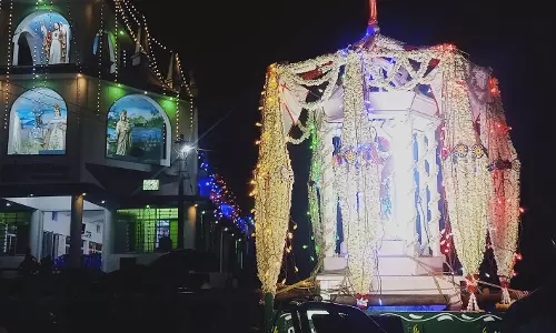 மலர்மலை மாதா திருத்தல தேர் திருவிழா