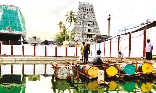 சித்திரை தேர்த்திருவிழாவையொட்டி அவினாசிலிங்கேஸ்வரர் கோவிலில்   தெப்பத்தேர் பவனி இன்று இரவு நடக்கிறது