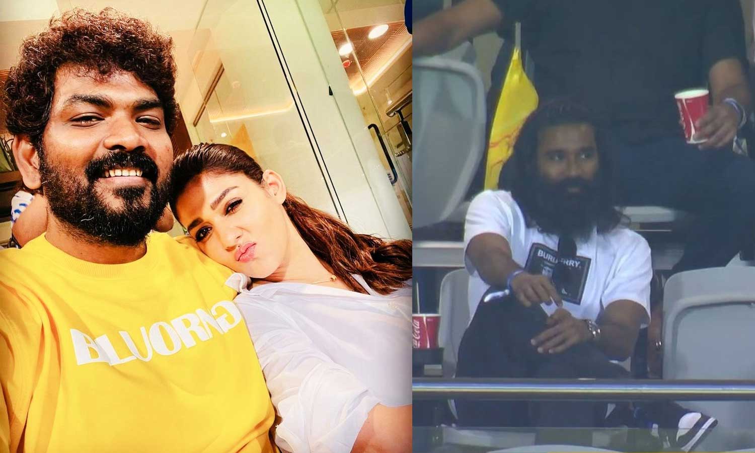 சென்னை-மும்பை அணிகள் மோதிய ஐபிஎல் போட்டியை நேரில் கண்டுகளித்த பிரபலங்கள்