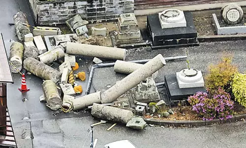 ஜப்பானில் அடுத்தடுத்து நிலநடுக்கம்- ஒருவர் பலி; 22 பேர் படுகாயம்