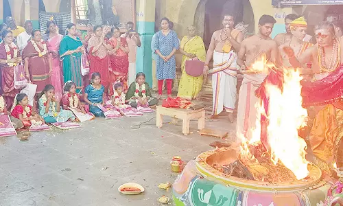 சேந்தங்குடி வதான்யேஸ்வரர் கோவிலில் சண்டி யாகம்
