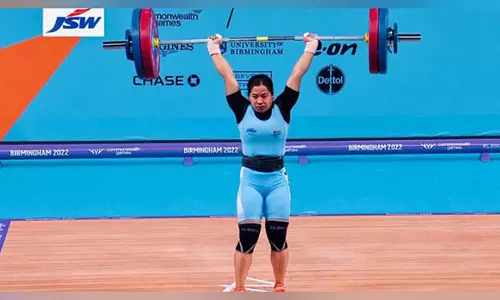 ஆசிய பளுதூக்குதல் சாம்பியன்ஷிப் போட்டி- 194 கிலோ எடையை தூக்கி 2ம் இடத்தை பிடித்தார் இந்திய வீராங்கனை பிந்தியாராணி தேவி