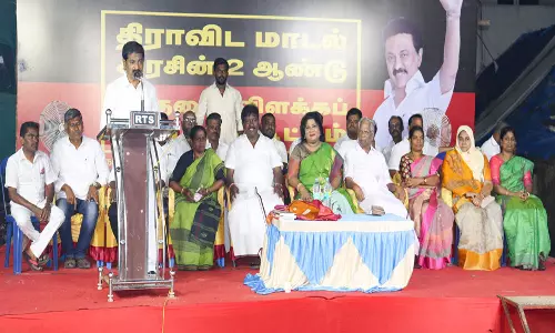 கடலூரில்   தி.மு.க. அரசின் 2 ஆண்டு சாதனை விளக்க பொதுக்கூட்டம்