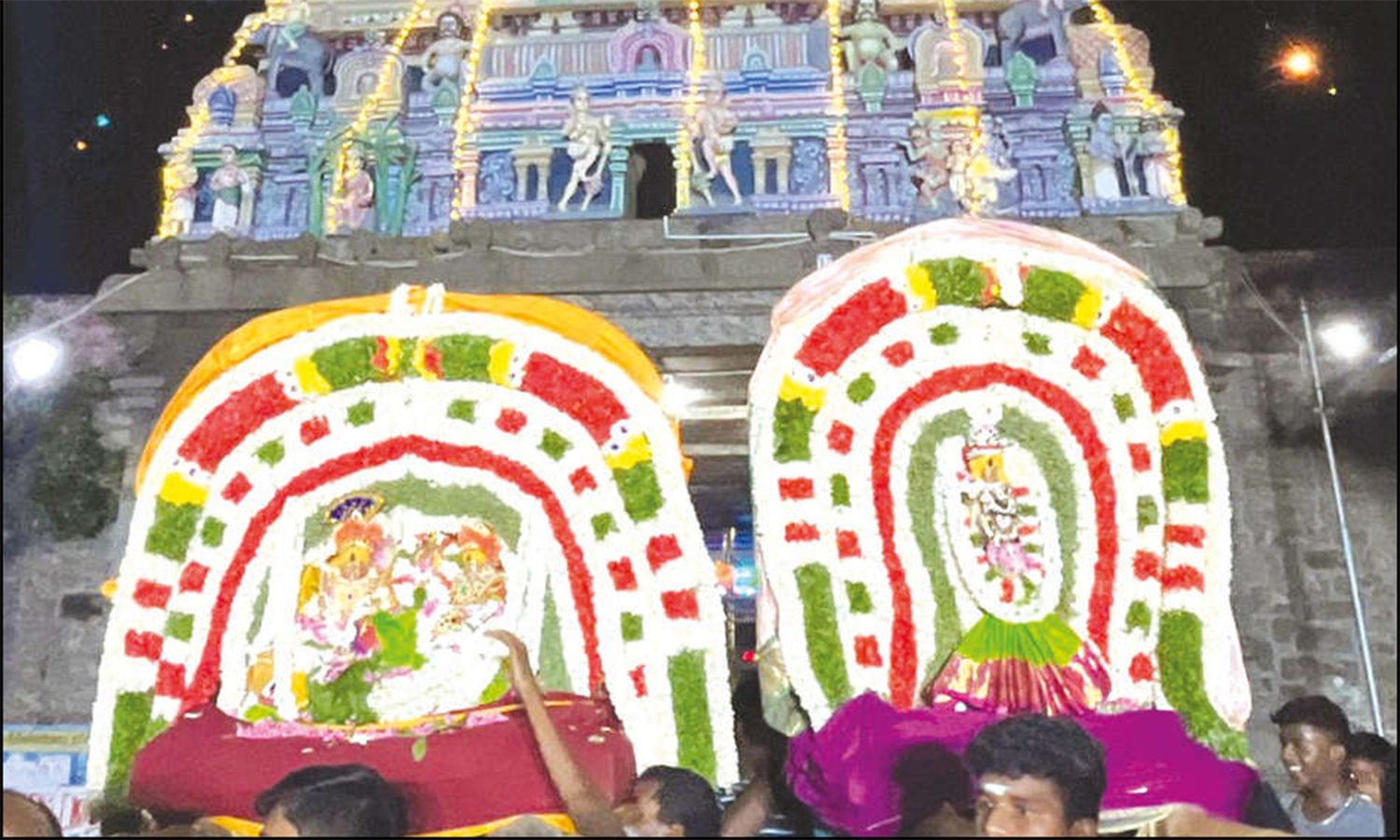 திருப்பைஞ்சீலி நீலிவனேஸ்வரர் கோவிலில் பஞ்சப்பிரகார விழா