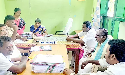 நாங்கூர் கோவில் திருவிழா தொடர்பான அமைதி பேச்சுவார்த்தை கூட்டம்