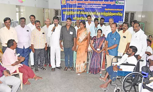 கடலூரில் மாற்றுத்திறனாளிகளுக்கான சுயம்வரம் நிகழ்ச்சி:  அய்யப்பன் எம்.எல்.ஏ. பங்கேற்பு