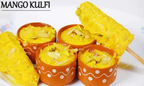 வீட்டுல மாம்பழம் இருக்கா... வாங்க குல்ஃபி செய்யலாம்...