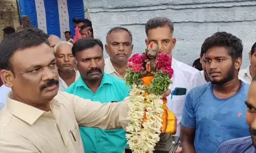 10 ஆண்டுகளுக்கு பிறகு மீண்டும் செந்துறை வந்த அனுமன் சிலை