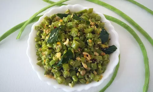 கமகமக்கும் காராமணிக்காய் பொரியல்