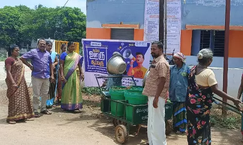 கந்தர்வகோட்டையில் நம்ம ஊரு சூப்பர் திட்டம் விழிப்புணர்வு முகாம்