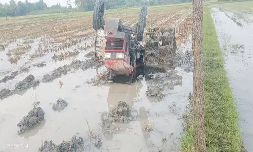 டிராக்டர் டிரைவர் பலி