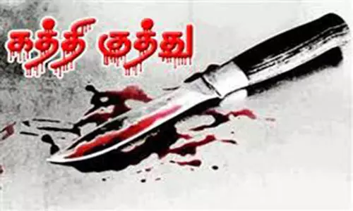 வியாபாரியை கத்தி குத்து