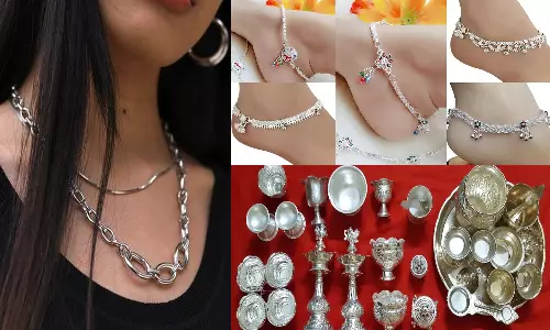 பெண்கள் விரும்பும் வெள்ளிப்பொருள்கள்...