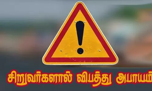 இருசக்கர வாகனத்தை வேகமாக ஓட்டி வரும் சிறுவர்களால் விபத்து அபாயம்