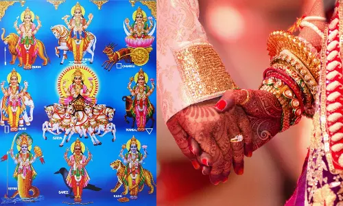 நவகிரக அமைப்பை வைத்து யாருக்கு காதல் திருமணம் அமையும் என்று அறியலாம்...