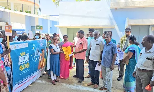 கீழநத்தம் பஞ்சாயத்தில் பிளாஸ்டிக் தவிர்ப்பு குறித்த விழிப்புணர்வு பேரணி