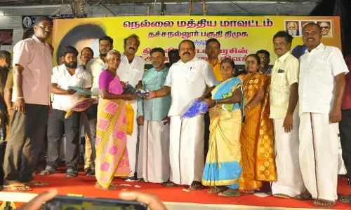 தச்சநல்லூர் பகுதி தி.மு.க. சார்பில்  2 ஆண்டு சாதனை விளக்க பொதுக்கூட்டம்