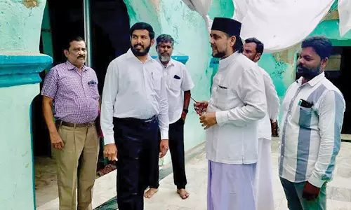 நாகூர் தர்காவில் மாரமத்து பணிகள்