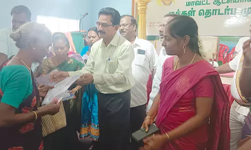 மயிலாடுதுறை ஆக்கூரில் 124 பயனாளிகளுக்கு நலத்திட்ட உதவி வழங்கல்