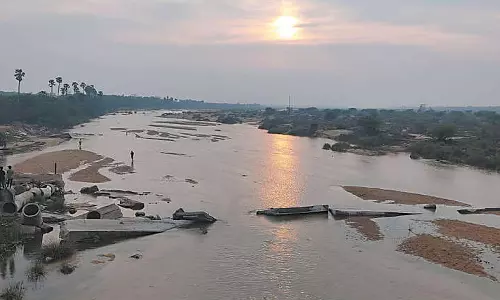 காஞ்சிபுரம் பாலாற்றில் மீண்டும் நீர்வரத்து- பொதுமக்கள் மகிழ்ச்சி