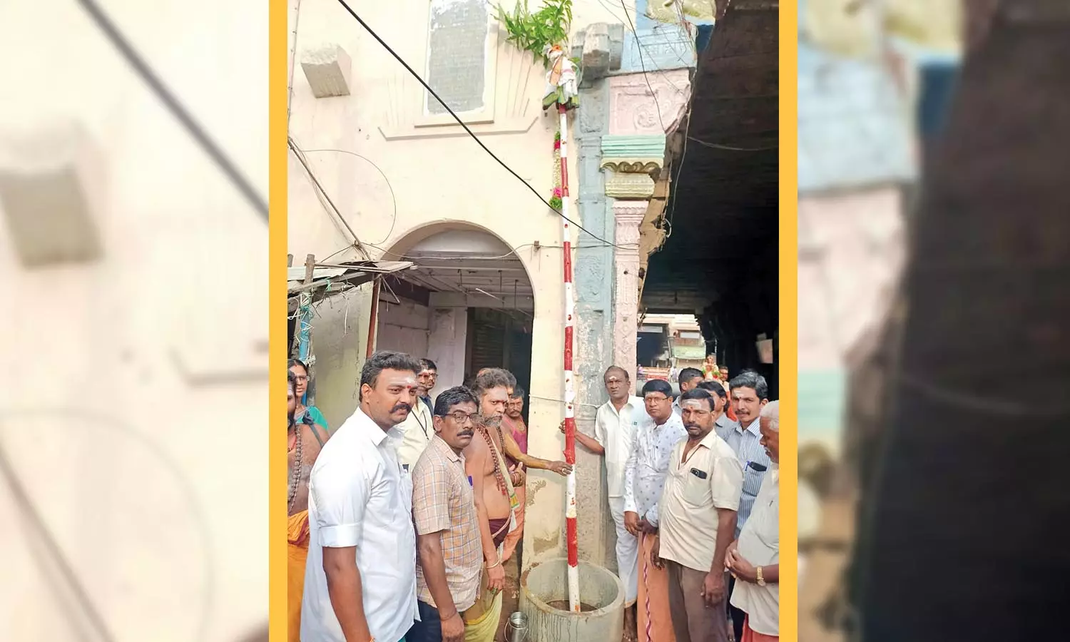நெல்லை டவுன் நெல்லையப்பர் கோவிலில் ஆனிப்பெருந்திருவிழா கால்நாட்டு விழா நெல்லை டவுன் நெல்லையப்பர் கோவிலில் ஆனிப்பெருந்திருவிழா கால்நாட்டு விழா