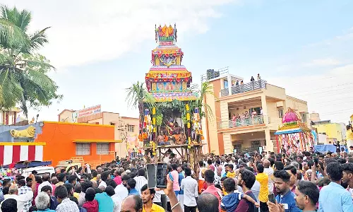 சுரண்டை அழகு பார்வதி அம்மன் கோவில் சித்திரை தேரோட்டம்