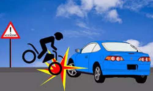 வாகனம் மோதி வாலிபர் சாவு