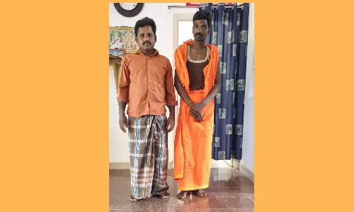 கல்வராயன் மலை பகுதியில் கஞ்சா பதுக்கிய 2 பேர் கைது