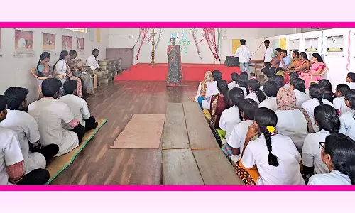 எஸ்.தங்கப்பழம் கல்லூரியில் ரத்தசோகை நோய் குறித்த விழிப்புணர்வு நிகழ்ச்சி