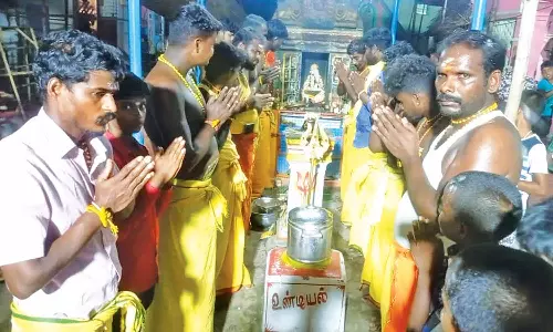 படைவெட்டி மாரியம்மன் கோவில் திருவிழா தொடக்கம்