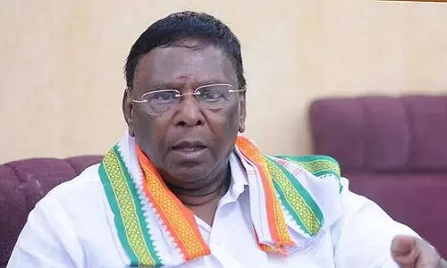 கர்நாடக தேர்தலில் பிரதமர் மோடி, அமித்ஷாவுக்கு மரணஅடி: நாராயணசாமி