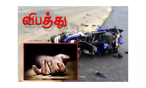 மோட்டார் சைக்கிள் மோதி முதியவர் சாவு