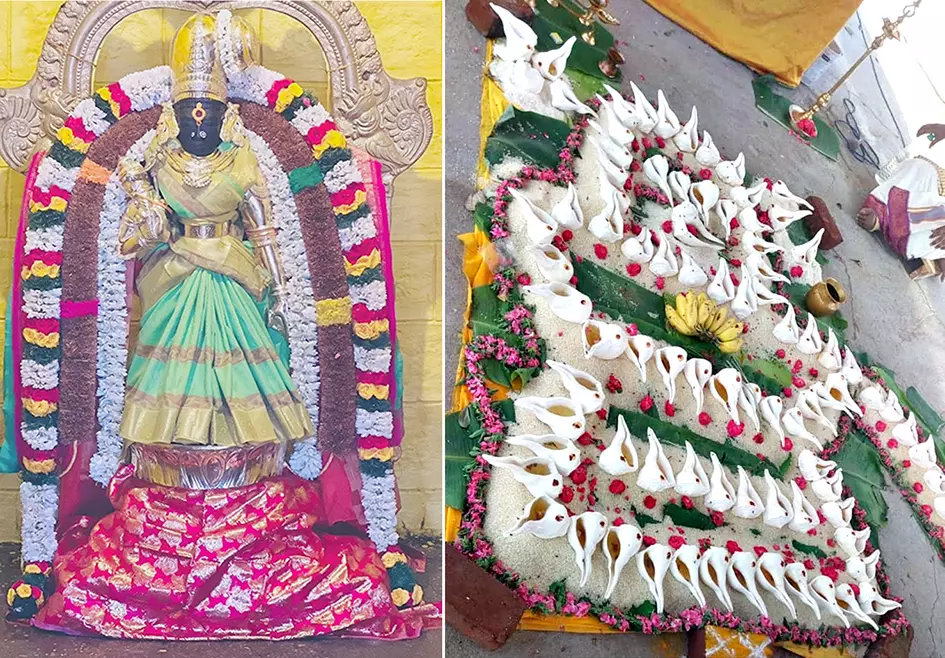 மீனாட்சி அம்மன் கோவிலில் 108 சங்காபிஷேகம்
