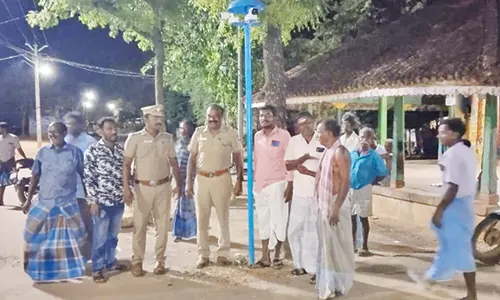 குடிகாடு கிராமத்தில் சி.சி.டி.வி. கேமரா