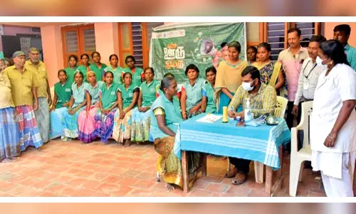 வெங்கடாம்பட்டி ஊராட்சியில் தூய்மை பணியாளர்களுக்கு மருத்துவ முகாம்