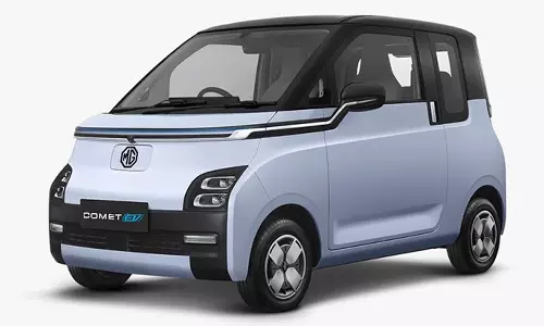 ரூ. 7 லட்சம் பட்ஜெட்டில் எலெக்ட்ரிக் கார் - எம்ஜி கொமெட் EV இந்திய முன்பதிவு துவக்கம்!