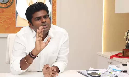 அமைச்சர் பி.டி.ஆர். இலாகா மாற்றம் மதுரை மக்களுக்கு தி.மு.க. செய்த துரோகம்- அண்ணாமலை குற்றச்சாட்டு