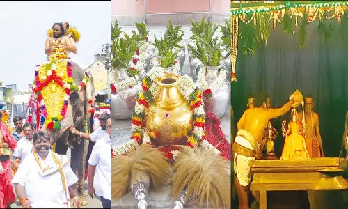 சமயபுரம் மாரியம்மன் கோவிலில் பஞ்சப்பிரகார விழா: இன்று  முத்துப் பல்லக்கில் அம்மன் எழுந்தருளுகிறார்