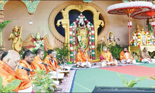 திருமலை நாதநீராஞ்ச மண்டபத்தில் 2021-ம் ஆண்டு ஜூலை 25-ந்தேதி தொடங்கிய பாலகாண்ட பாராயணம் நிறைவடைந்தது