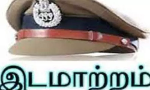 தொடர் தீ வைப்பு சம்பவம் ஜேடர்பாளையம் இன்ஸ்பெக்டர் இடமாற்றம்