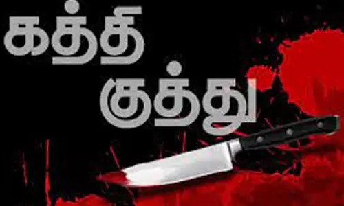 ஓமலூர் அருகே நிலத்தகராறில் கண்டக்டருக்கு வெட்டு