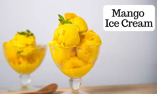 குளுகுளு மாம்பழ ஐஸ்கிரீம் செய்யலாம் வாங்க...