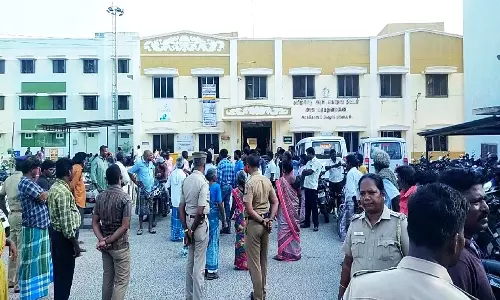 மாணவர் சாவில் சந்தேகம் இருப்பதாக போராட்டம்