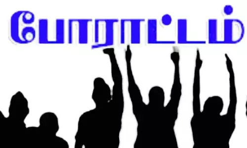 தூய்மை பணியாளர்கள் உள்ளிருப்பு போராட்டம்