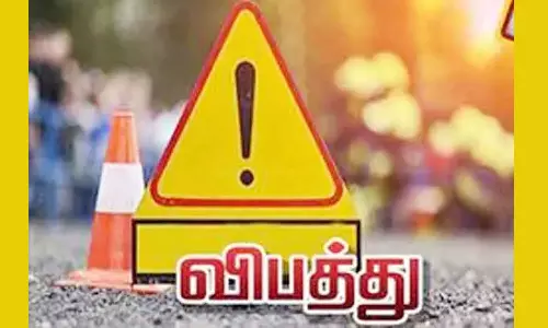 விபத்தில் தொழிலாளி படுகாயம்