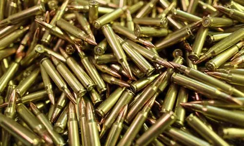 திருமங்கலம் அருகே காரில் துப்பாக்கி- 113 தோட்டாக்கள் பறிமுதல்